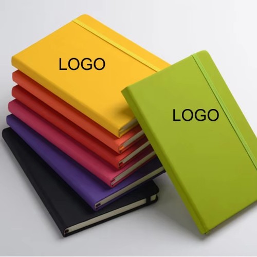 Notebook Custom Logo New Design A5 Cover Journals Customized With Diary Embossed Pu Leather Notebooks