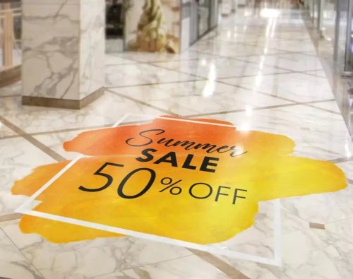 Free 3D Design Floor Vinyl Printing Custom Design Size and Image Floor Sticker for Promotion Decoration