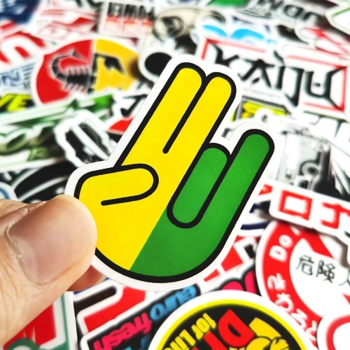 Custom Waterproof Cartoon Sticker Packs in OPP Bag for Promotion Use Pack Stickers Die Cut PVC Vinyl Stickers