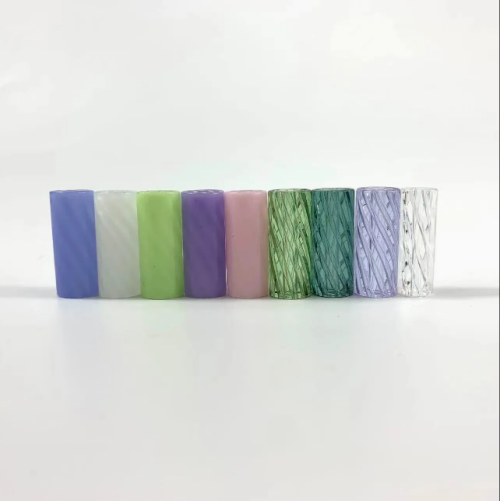 Custom Smoking Accessories Diamond Clear Smoking Rip Tip 9 Holes Glass Filter Tips