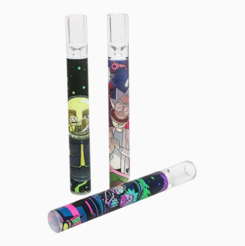 Glass Og Tube Glass Chillum Smoking Pipe Hitter