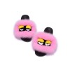 Wholesale Custom Raccoon fox Fur Fluffy Female Plush slippers Slides Indoor Fur slippers