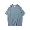 Custom Logo Unisex 280gsm Heavy Weight Plain Cotton T-shirt Overisezed Solid Tee Shirts Design Your Brand