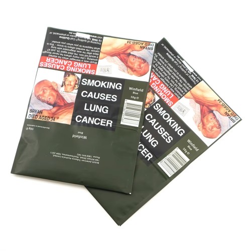 Custom Printed Logo Plastic Tobacco Storage Packaging Pouch Bags Suppliers