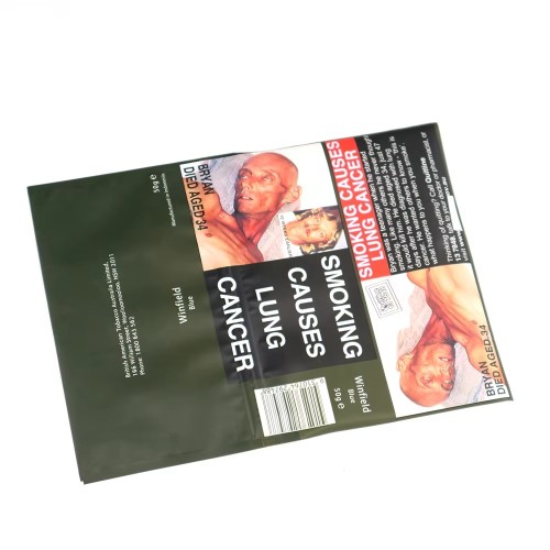 Custom Printed Logo Plastic Tobacco Storage Packaging Pouch Bags Suppliers