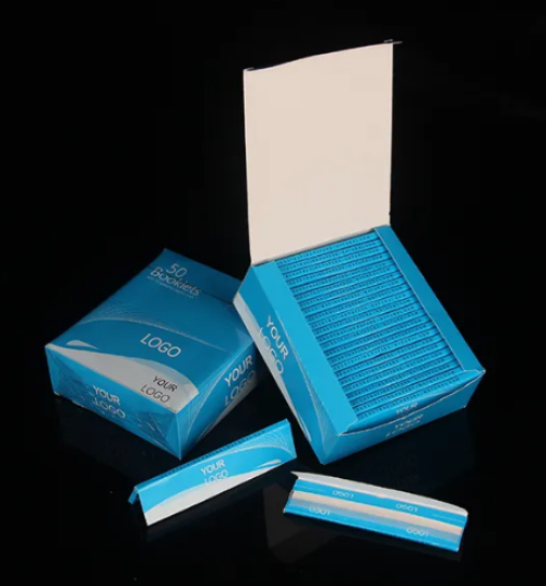 17 GSM to 20 GSM Flax/Wood Custom Brand Rolling Papers