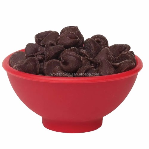 Round Silicone Rubber Pinch Bowls Mini Silicone Mixing Bowl Wax Container for Butane Slick Oil and Herb