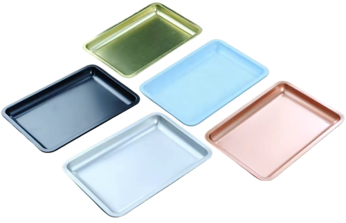 Custom Size Hot Sales Rounded Smoking Rolling Tray