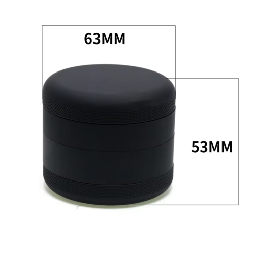 Custom Logo 4 Layers Coating Matte Aluminum Alloy Rubber Herb Grinder Silicone Paint Tobacco Grinders
