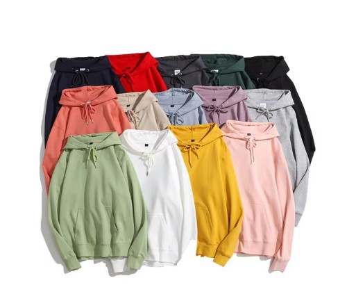 Heavy Polyester Cotton Thick Heavyweight Puff Print Hoodie Blank High Quality Hoodies