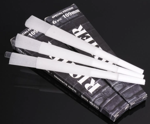 Smoking Pre Printing Rolled Paper King Size for Rolling Paper Natural Cone