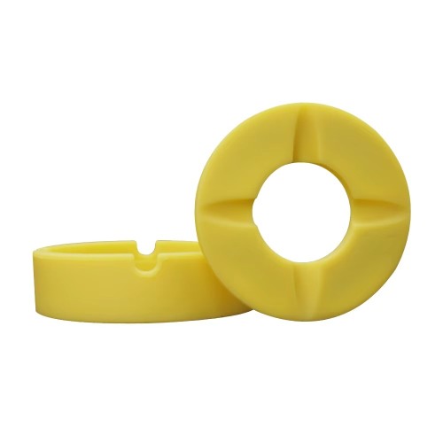 Wheel Tyre Smell Proof Butt Bucket Ashtray Custom Printed Collapsible Silicone Ashtray