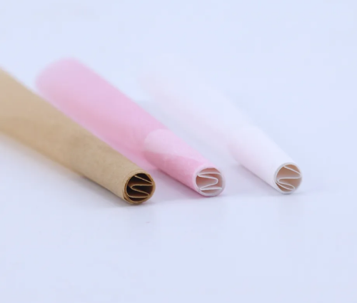 Custom Brands Natural Organic Tobacco Booklet Rolling Paper Unbleached Slow Burning King Size Pre Rolled Cones