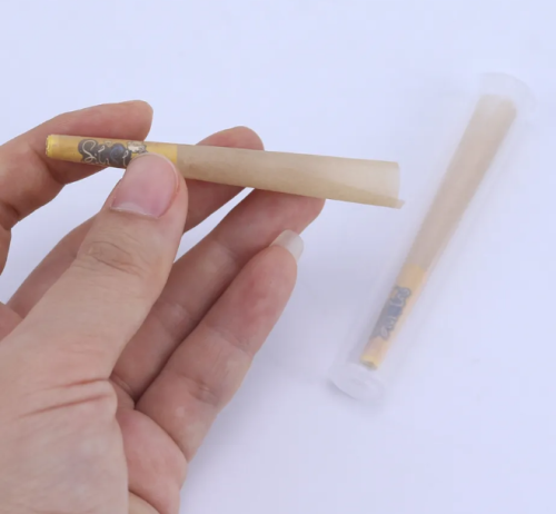 Custom Brands Natural Organic Tobacco Booklet Rolling Paper Unbleached Slow Burning King Size Pre Rolled Cones