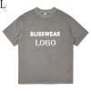 Custom Heavyweight T-shirt Washed Vintage t Shirt Acid Wash Distressed 100% Cotton
