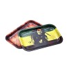 Custom logo Herb Tobacco Roller Tray Metal Smoking Serving Tinplate Tray Cheap Price