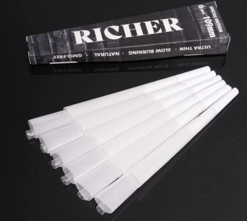 Organic Natural Rolling Papers Smoking King Size Pre Rolled Cones