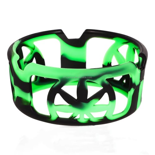 High Quality Cigar Ashtray for Home Office Custom Logo Silicone Smokeless Portable Ashtray