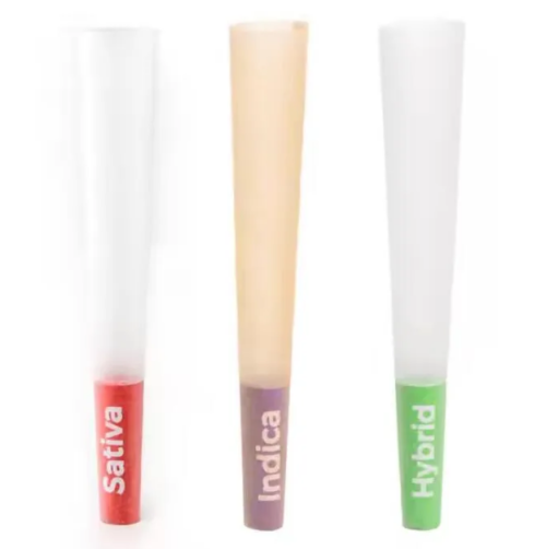 Pre-Rolled Cones with Tip King Size 109mm Unbleached Brown Smoking Paper Cone