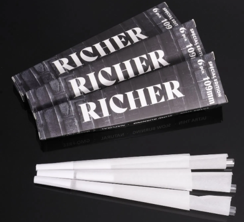 Organic Natural Rolling Papers Smoking King Size Pre Rolled Cones