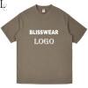 Custom Heavyweight T-shirt Washed Vintage t Shirt Acid Wash Distressed 100% Cotton