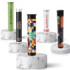 Custom Pre Child Proof Roll Tubes Pop Top Tube Container Packaging Plastic Biodegradable Childproof Cigar Tubes