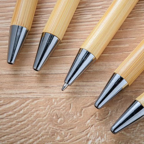 JH Brand Eco Friendly Ballpoint Wood Pen Stylus Tip Bamboo Pens With Custom Logo