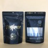 Glossy Kraft Three Side Seal Zipper Gummy Pouch Custom Stand up Tobacco Bag Smell Proof Dry Flower Package