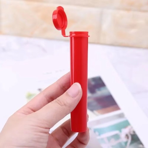 Smell Proof Child Resistant Custom Color Plastic Tubes Packaging Tubes pp Tube Pop Top Container