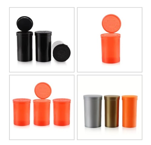 Smell Proof Child Resistant Custom Color Plastic Tubes Packaging Tubes pp Tube Pop Top Container