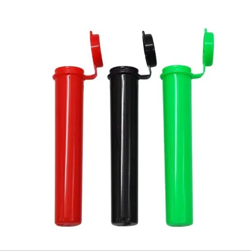 Smell Proof Child Resistant Custom Color Plastic Tubes Packaging Tubes pp Tube Pop Top Container