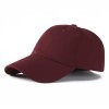 100% Cotton Blank Baseball Cap Custom Embroidery Print Logo Soft Top Dad Hats Caps