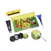 Arrival Zinc Smoking Kit Glass Rolling Tray Ashtray Stash Jar Tobacco Grinder Set Box Packed Smoking Set