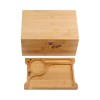 Custom Logo Wooden Bamboo Box Wholesale Smoking Kit Set Herb Grinder Rolling Tray Tobacco Kit