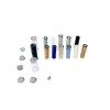 Different Shape clear Colorful Glass Filter Tips for Rolling Paper Cigar Pack