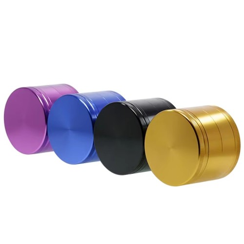 High Quality Diameter Herb Grinder Aluminum Metal Tobacco Grinder Custom Logo 4 Piece Metal Grinder