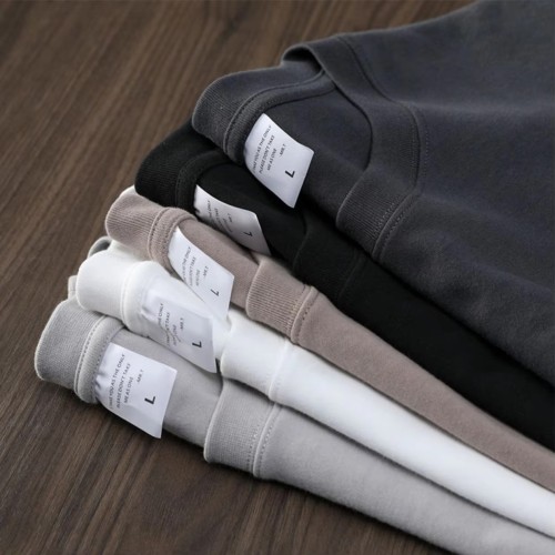 Custom Brand Cotton Tee Shirts Oversized Brand Unisex T Shirt 250 Gsm Heavyweight Men'S T-Shirts