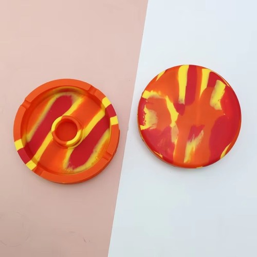 Manufacturers Supply Creative Silicone Ashtray Can Withstand High Temperature and Anti-drop Ashtray Personality Trend