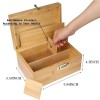 Custom Logo Wooden Bamboo Box Wholesale Smoking Kit Set Herb Grinder Rolling Tray Tobacco Kit