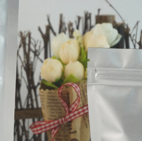 Custom 1g Mylar Single Cigar Package with Clear Window Moisture-Proof Gravure Printed Individual Bag