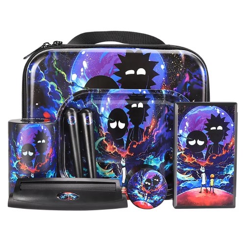 Factory Direct Wholesale Portable Tobacco Smoking 6 in 1 Set Travel Smoking Accessories Kit Set