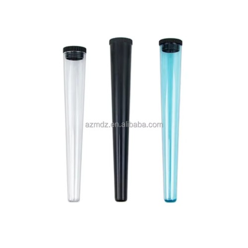 Wholesale High Quality Colorful Child Resistant Plastic Tube Empty Plastic Cartridge Pop Top Tube