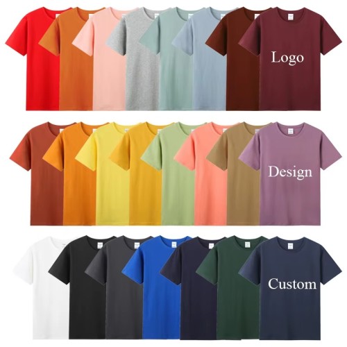 Cotton Men T-Shirt With Printing Custom Your Brand Logo T Shirt Men Graphic Tees Shirt