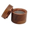 Hot Sale Wooden Herb Grinder High Quality Aluminum Alloy 4 Layers Wood Tobacco Grinder Custom logo