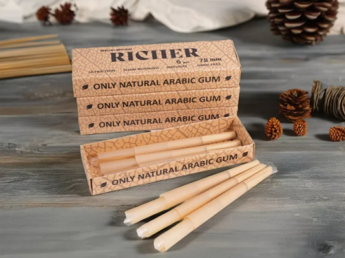 Custom Logo Pre Rolled Cone Rolling Paper Slow-Burning Smoking Accessories in All Sizes