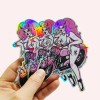 Customized Logo Holographic Vinyl Sticker Rainbow Effect Custom Laser Hologram Eggshell Label