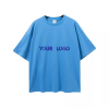 Custom logo Premium 200gsm 100% Cotton Jersey Oversized Tshirt Custom Your Brand Print t Shirt Plain Men t Shirts