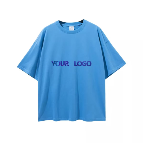 Custom logo Premium 200gsm 100% Cotton Jersey Oversized Tshirt Custom Your Brand Print t Shirt Plain Men t Shirts