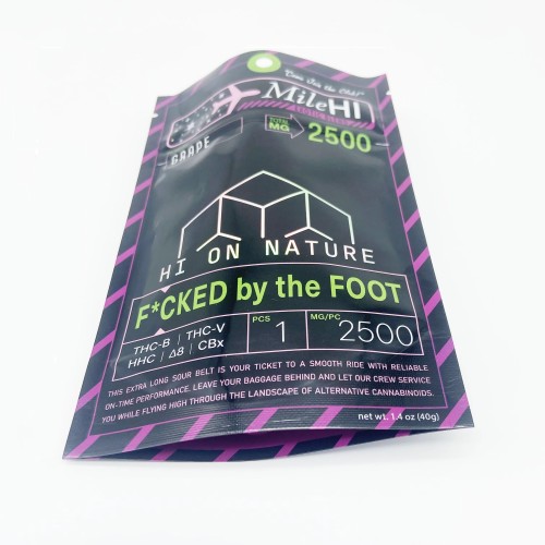 Moisture Proof Cigar Hand Rolling Tobacco Printed Custom Plastic Zipper Packaging Cigarette Pouch Bag