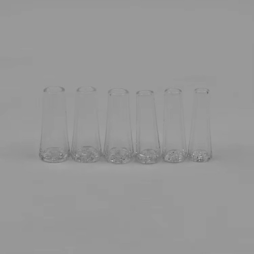 Customized Size Pre Rolled Glass Filter Cone Tips Conical Glass Tube